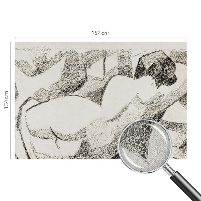 Fotomurale per bambini Una figura sdraiata