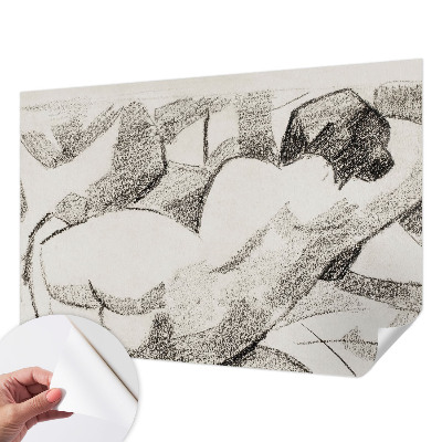 Fotomurale per bambini Una figura sdraiata