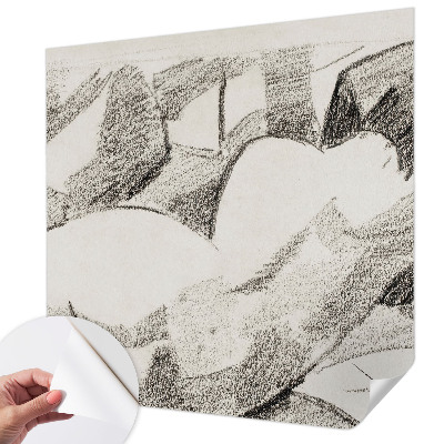 Fotomurale per bambini Una figura sdraiata