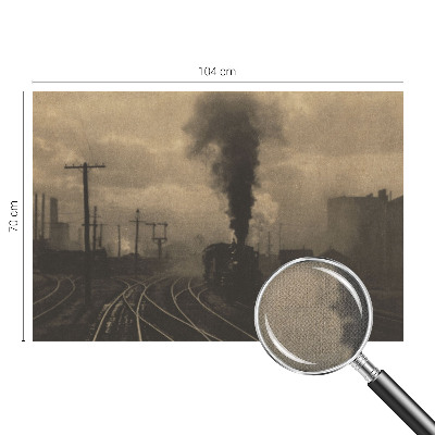 Fotomurale effetto 3D paesaggio industriale