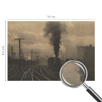 Fotomurale effetto 3D paesaggio industriale