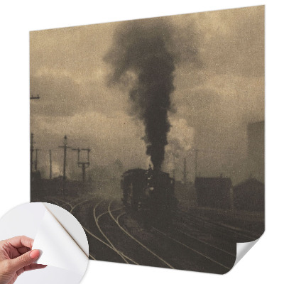 Fotomurale effetto 3D paesaggio industriale