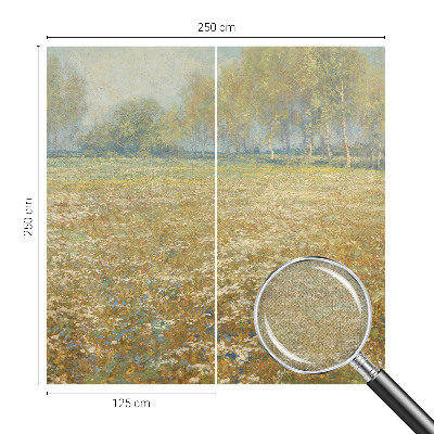 Fotomurale 3D Campo fiorito