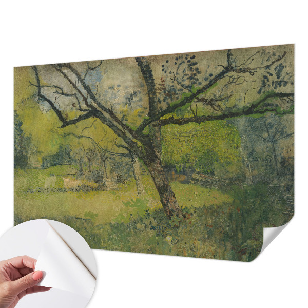 Carta da parati panoramica effetto 3D Paesaggio verde