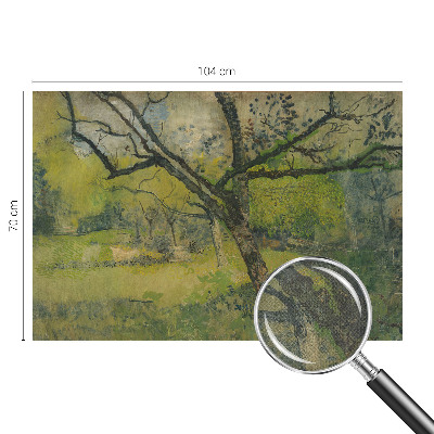 Carta da parati panoramica effetto 3D Paesaggio verde