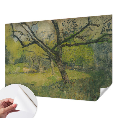 Carta da parati panoramica effetto 3D Paesaggio verde