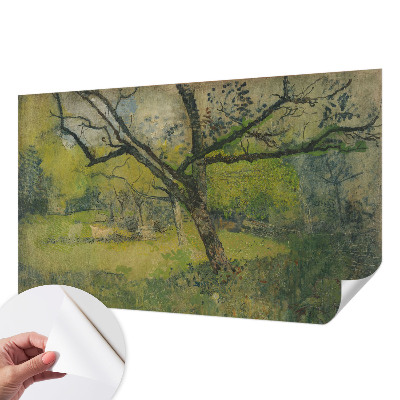 Carta da parati panoramica effetto 3D Paesaggio verde