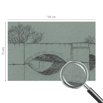 Carta da parati cameretta Ponte ad arco