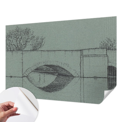Carta da parati cameretta Ponte ad arco