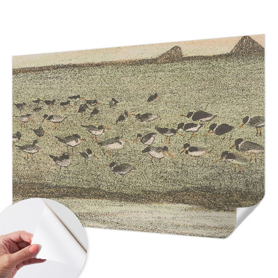 Carta da parati effetto profondità Pace degli uccelli