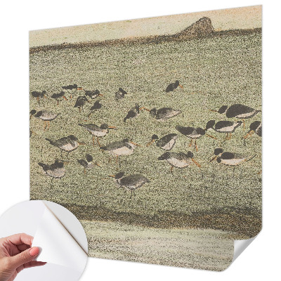 Carta da parati effetto profondità Pace degli uccelli