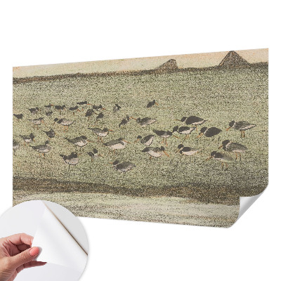 Carta da parati effetto profondità Pace degli uccelli