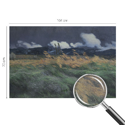 Carta da parati per cameretta Erbe trasportate dal vento