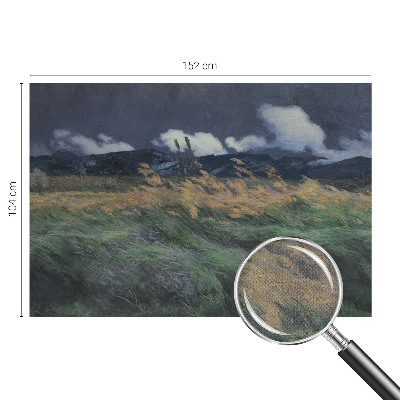 Carta da parati per cameretta Erbe trasportate dal vento