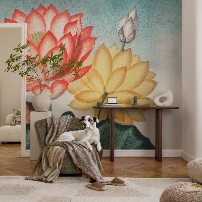 Fotomurale adesivo fiori di loto