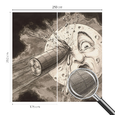 Carta da parati 3D Collisione cosmica