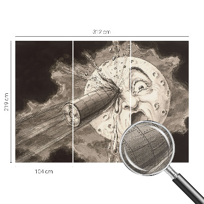 Carta da parati 3D Collisione cosmica