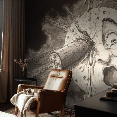 Carta da parati 3D Collisione cosmica