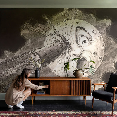 Carta da parati 3D Collisione cosmica