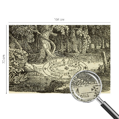 Fotomurale 3D cerchio magico