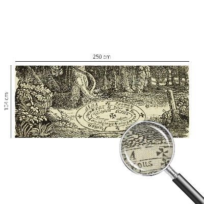 Fotomurale 3D cerchio magico