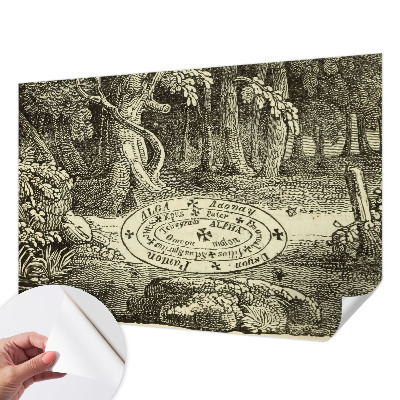 Fotomurale 3D cerchio magico