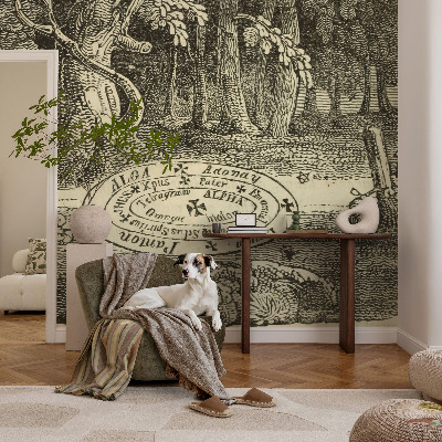 Fotomurale 3D cerchio magico