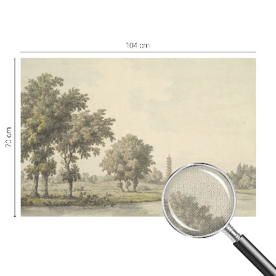 Fotomurale adesivo Un parco tranquillo