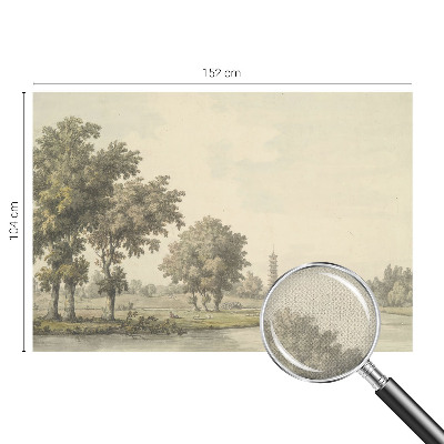 Fotomurale adesivo Un parco tranquillo