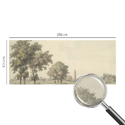 Fotomurale adesivo Un parco tranquillo