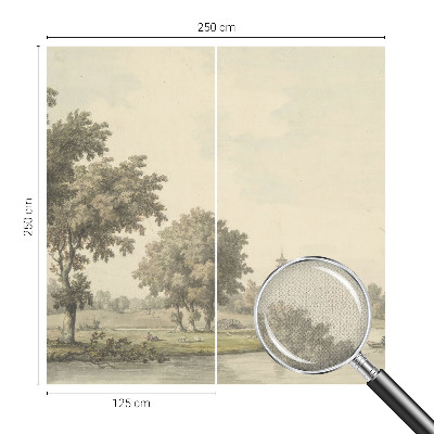 Fotomurale adesivo Un parco tranquillo