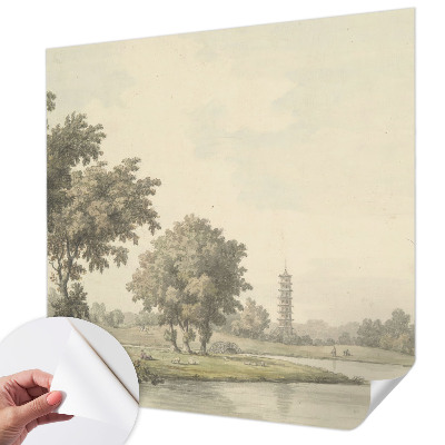 Fotomurale adesivo Un parco tranquillo