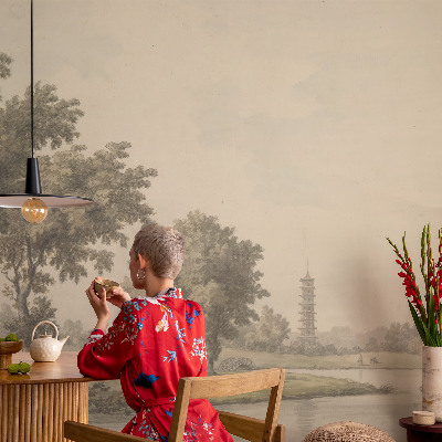 Fotomurale adesivo Un parco tranquillo