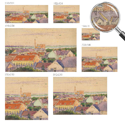 Fotomurale per cameretta Tetti urbani