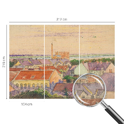 Fotomurale per cameretta Tetti urbani