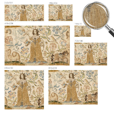 Fotomurale per bambini Natura colorata