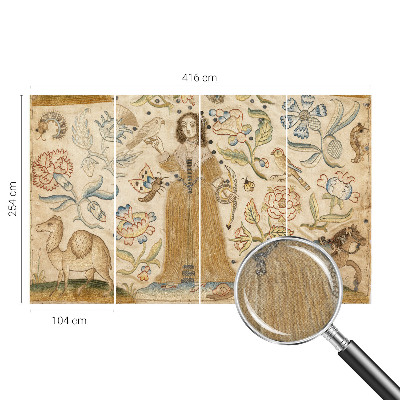 Fotomurale per bambini Natura colorata