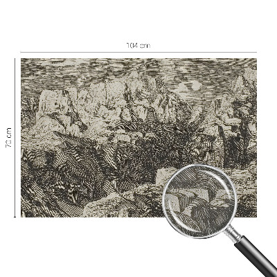 Carta da parati adesiva Paesaggio montano