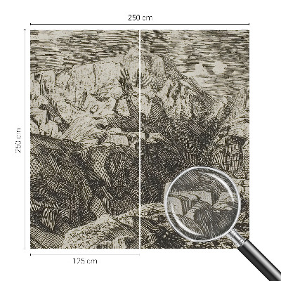 Carta da parati adesiva Paesaggio montano