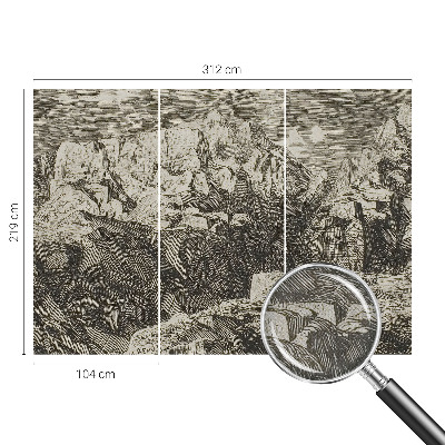 Carta da parati adesiva Paesaggio montano