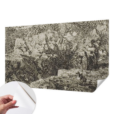 Carta da parati adesiva Paesaggio montano