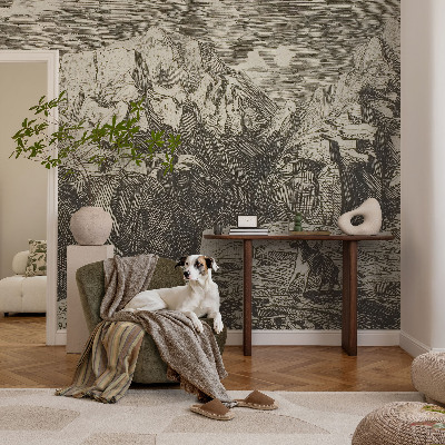 Carta da parati adesiva Paesaggio montano