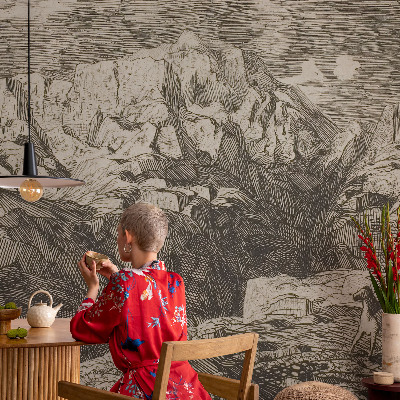 Carta da parati adesiva Paesaggio montano