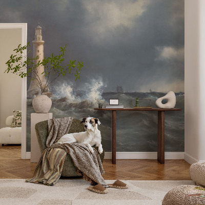 Carta da parati 3D tempeste marine