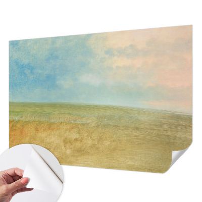 Fotomurale 3D Campi pastello