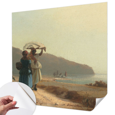 Fotomurale effetto 3D Una passeggiata in riva al mare