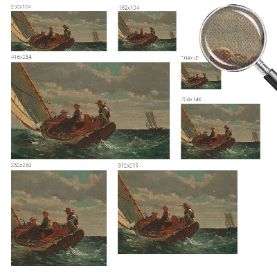 Carta da parati panoramica effetto 3D Spedizione in mare