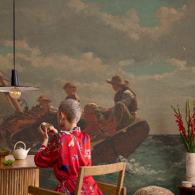 Carta da parati panoramica effetto 3D Spedizione in mare