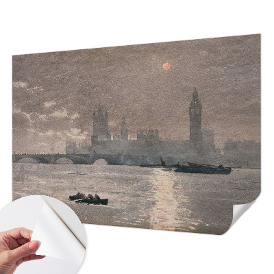 Carta da parati effetto profondità Panorama notturno