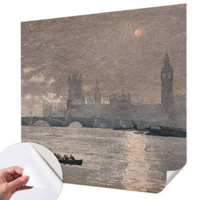 Carta da parati effetto profondità Panorama notturno